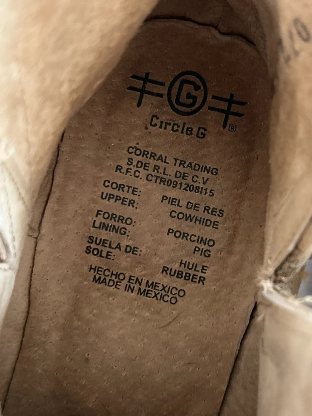 Circle G Corral Trading Western Boho Festival Women’s Fringe Leather Ankle Boots